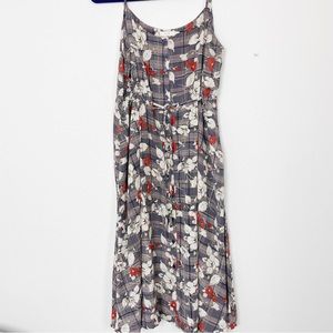 LUSH FLORAL MIDI M